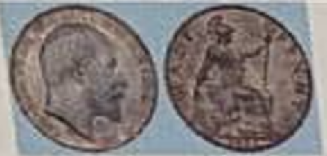 EDWARDVS Ⅶ DEI GRA: BRITT: OMN: REX FID: DEF: IND: IMP